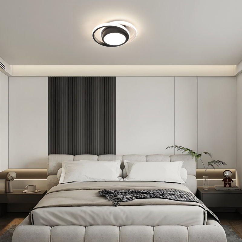 Modern Ellipse LED Flush Mount