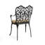 Banc en fonte d'aluminium avec coussin-949599