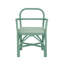 Chaise en rotin vert-2021978289