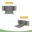 Lit escamotable double avec tablettes, armoires et ports USB-1250108175