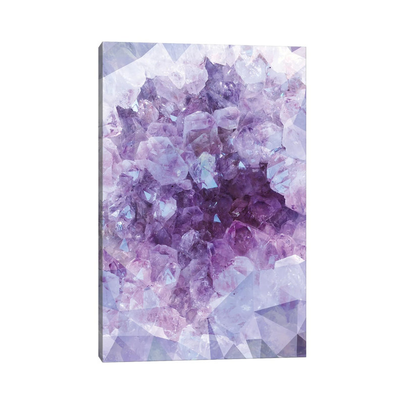 Crystal Gemstone by Emanuela Carratoni - Wrapped Canvas Print, 20.32 cm H x 30.48 cm W