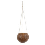 Bungalow Rose Handmade Raindrops Coconut Shell Hanging Planter