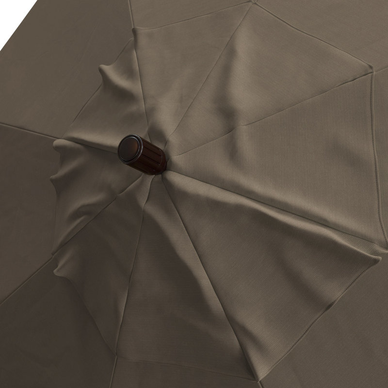 Parasol de marché 7 pi 6 po Prestwick, Sunbrella® à tissage uni palette colombe