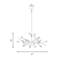 Malinda 6-Light Chandelier in Bark by Breegan Jane