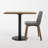 Easy Walnut Metal Base Dining Table-74747956-74747957