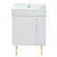 Meuble-lavabo de salle de bain 21,6 po 