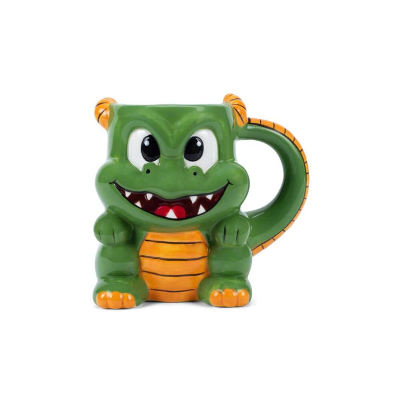 Character Mug Green Dragon 17 Ounce