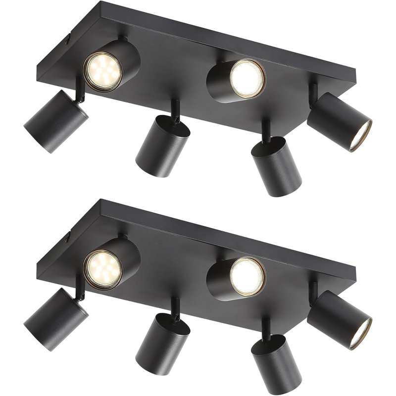 Celedonia 1-Light 31cm LED Integrated Flush Mount, Black