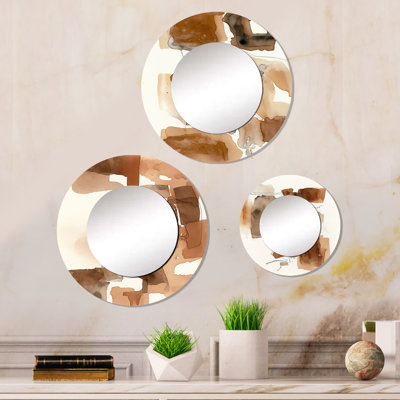 Elissabeth Metal Round Mirror