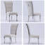 Chaise d'appoint blanche en velours Hrithik