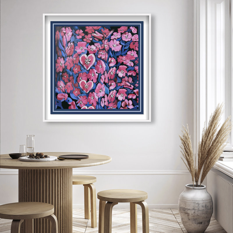 Yours Forever Print by Oliver Gal, 41.5"H x 41.5"W, White Shadowbox