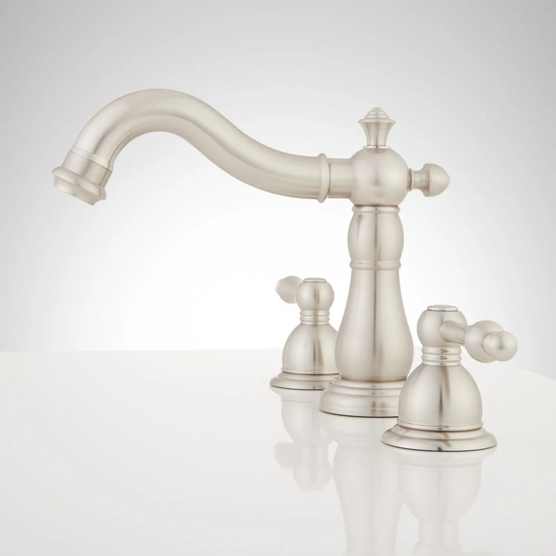 Enid Widespread Bathroom Faucet, Brushed Nickel