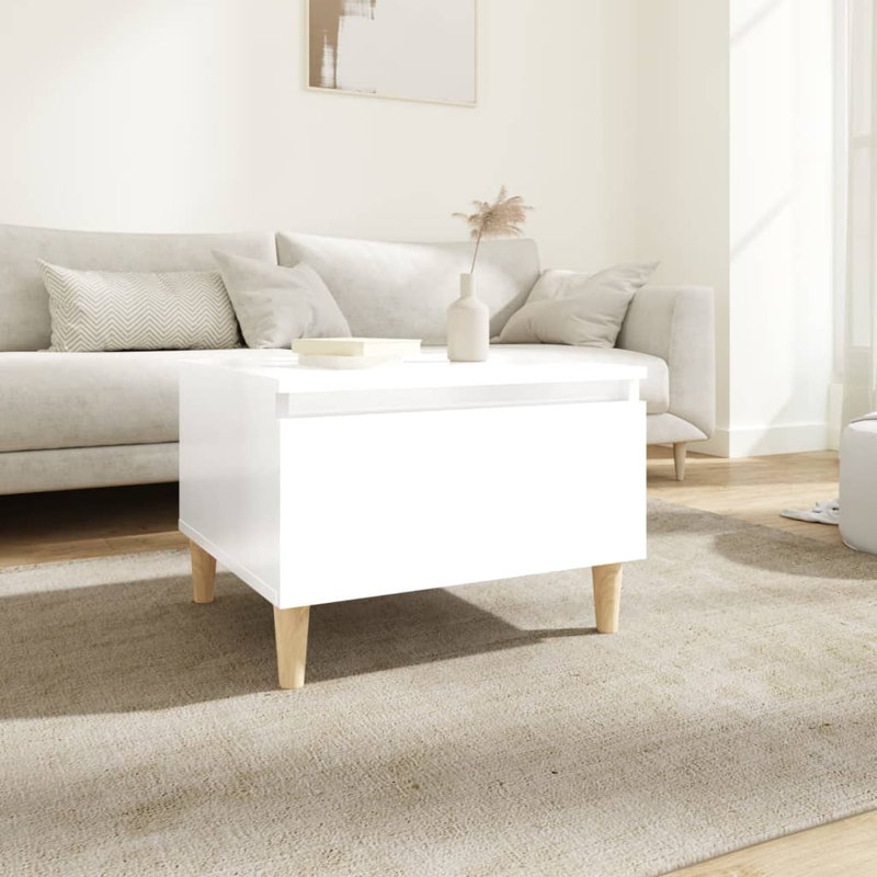 Kenzee End Table, High Gloss White