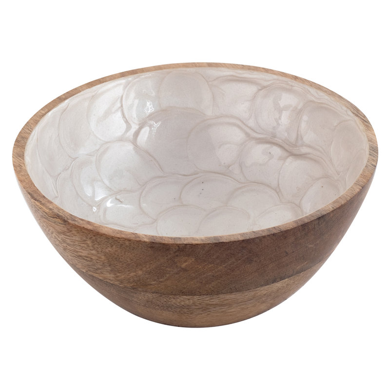 Latitude Vive Chassi Solid + Manufactured Wood Serving Bowl