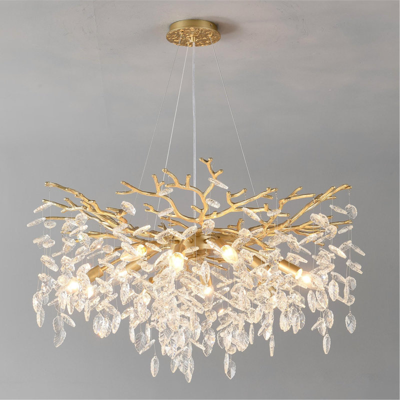 Lustre en cristal 23 po