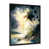 Impression noire sur toile encadrée sélectionné