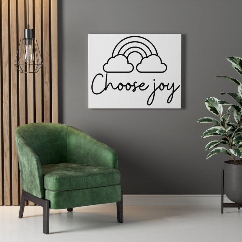 Choose Joy - Wrapped Canvas Print