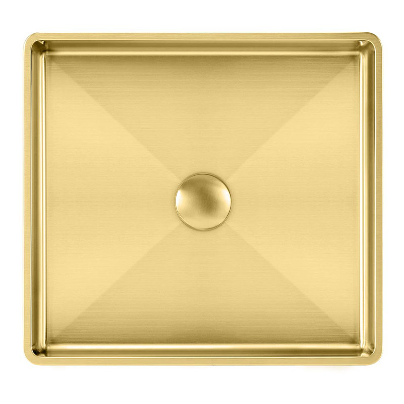 Noah Plus 15.75'' L Bathroom Sink, Brass
