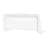 OUKANING 6Pcs Rectangular Clear Food Display Cover for Half Size 1/2 Chafing Dish