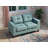 Swansea Teal Modular Fabric Loveseat-1043892062