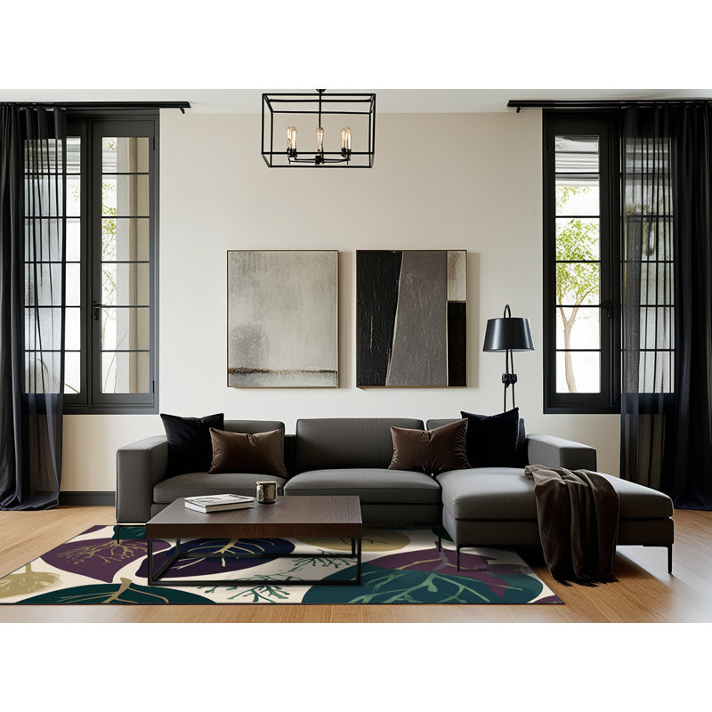 Tapis Dreamcatcher Boughs, Carré 4 pi