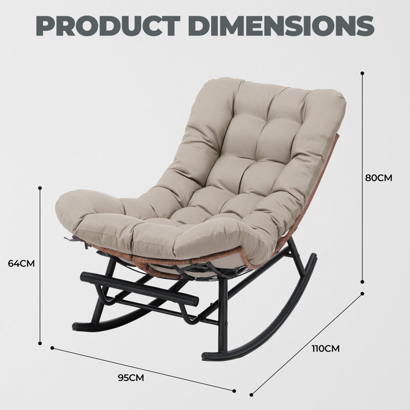 Outdoor Chair, Brown