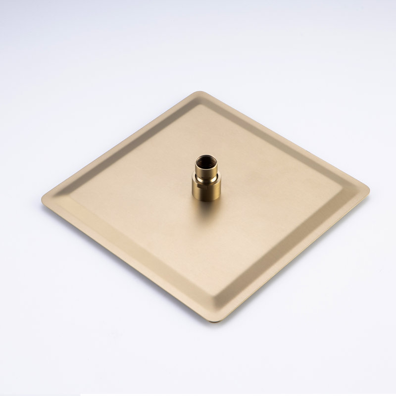 Shower Faucet with Rough-in Valve, Brushed Gold
