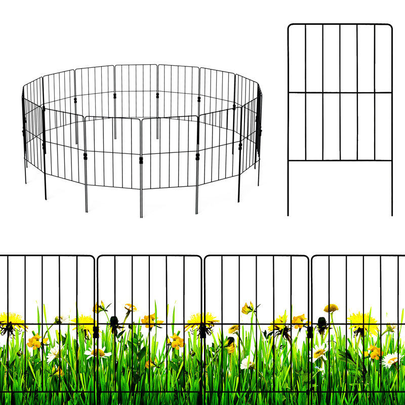 61 cm W Fence Panels Fencing with 25 Panel(s) Included