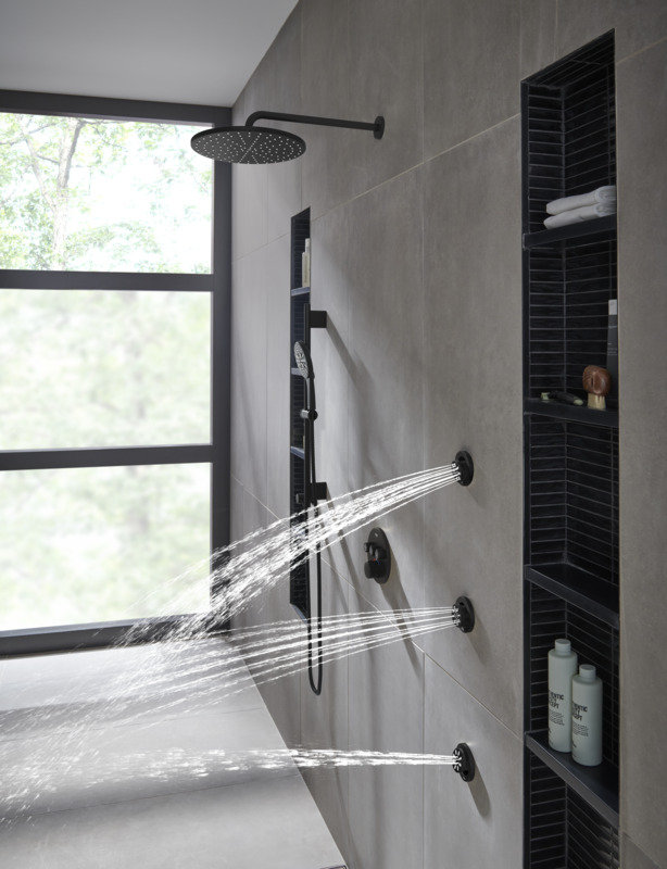 Rainshower 1/2-Inch Handheld Shower Wall Union, Graphite
