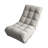 Balcony Chair - 4-segment Adjustable Grey Metal Reclining For Living Room, Space Efficient Back