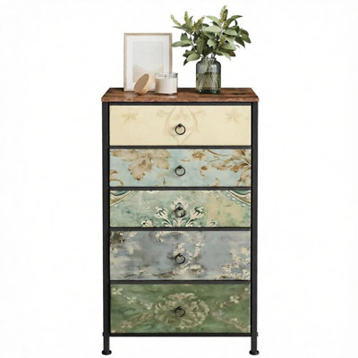 45 cm W Chest of 5 Drawers
