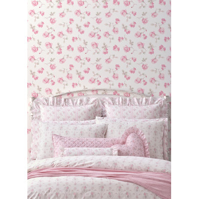 Rouleau de papier peint adhésif Ribbon Rosa