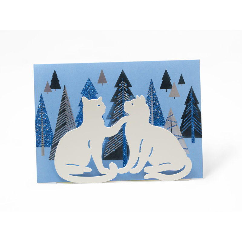 Porte-serviette pour chat, Blanc