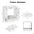 30'' Single Bathroom Vanity With Ceramic Top-119636615