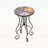 Micheal Ceramic Top Side Table