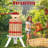 1.6 Gal Manual Fruit Wine Press, Wood Steel Fruit and Wine Press With T-Handle, Stable Triangular Structure, Wine Making Press for Outdoor, Kitchen, Manual Assembly Required
