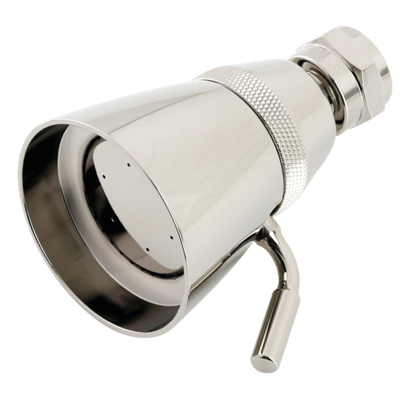 Kingston Brass Shower Scape 2-1/4-Inch Round Jet Spray Brass Shower Head, Polished Nickel