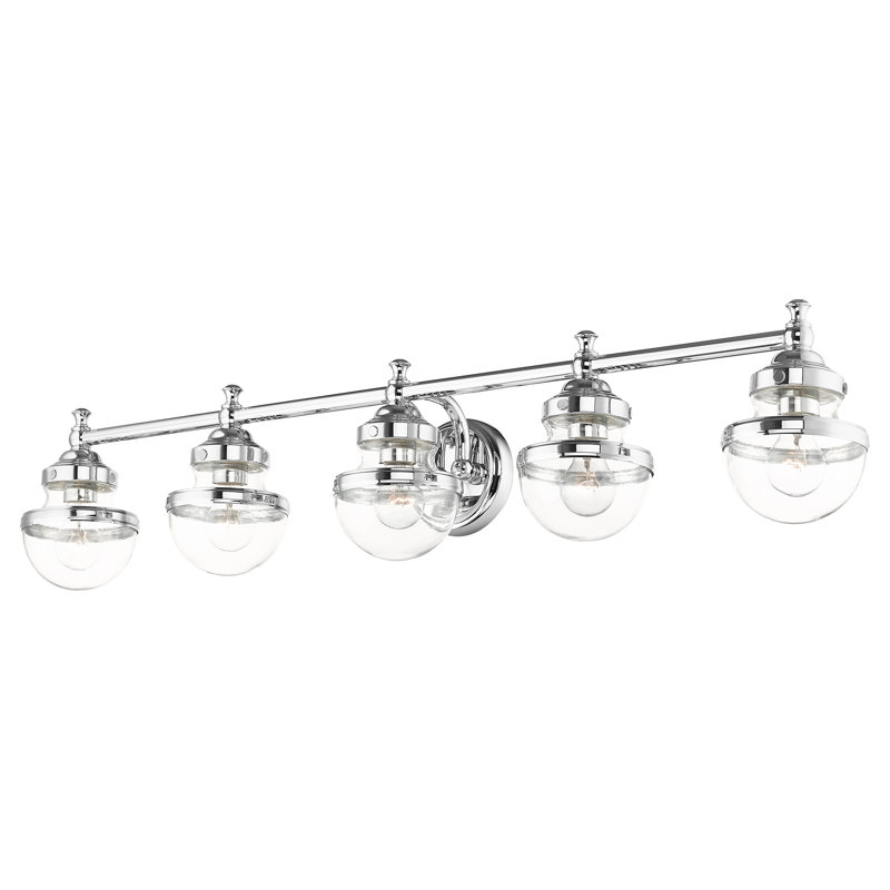 Sparks 5 - Light Dimmable Vanity Light, Polished Chrome