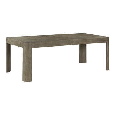 Shaly Rectangular Leg Table w/ 24" Leaf by Millwood Pines