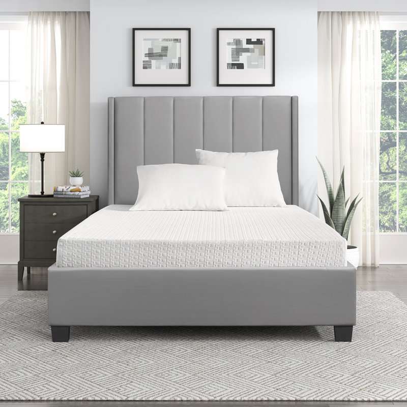 Mokszycki 8" Modern & Contemporary Gel-Infused Memory Foam Mattress with Tencel Mattress Cooling Gel-Infused Foam, Breathable Tencel Cover