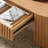 51.18'' Oval Wood Coffee Table With Drawer-459285557