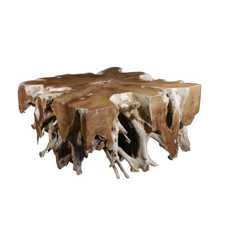 Solid Wood Coffee Table, 16" H x 40" L x 40" W