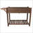 8 Pockets Horticulture Raised Garden Bed Elevated Wood Planter Box Stand With Foldable Side Table And Storage Shelf For Herb/Vegetables/Flowers-1726948173