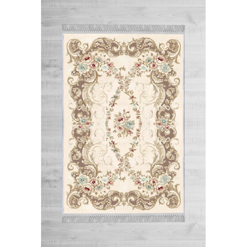 Luxurious Velvet Area Rug (4.6 x 7.2 ft), 100% Antibacterial Fabric, Non-Slip Cotton Backing, Pile Height: 0.4 in | Machine Washable, 3D Digital Print Design | Perfect for Living Room & Bedroom Decor, Soft & Durable