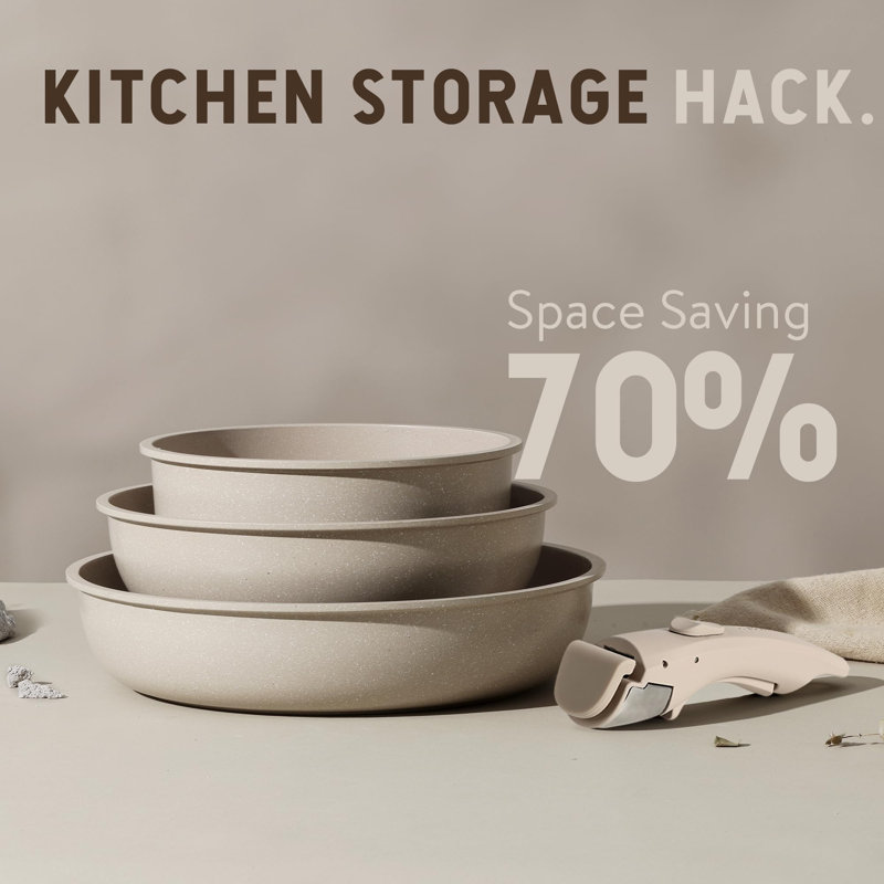 Nezira 15 - Piece Granite Cookware Set