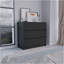 Commode H 31 po, 3 tiroirs, commode, noir-1091604059