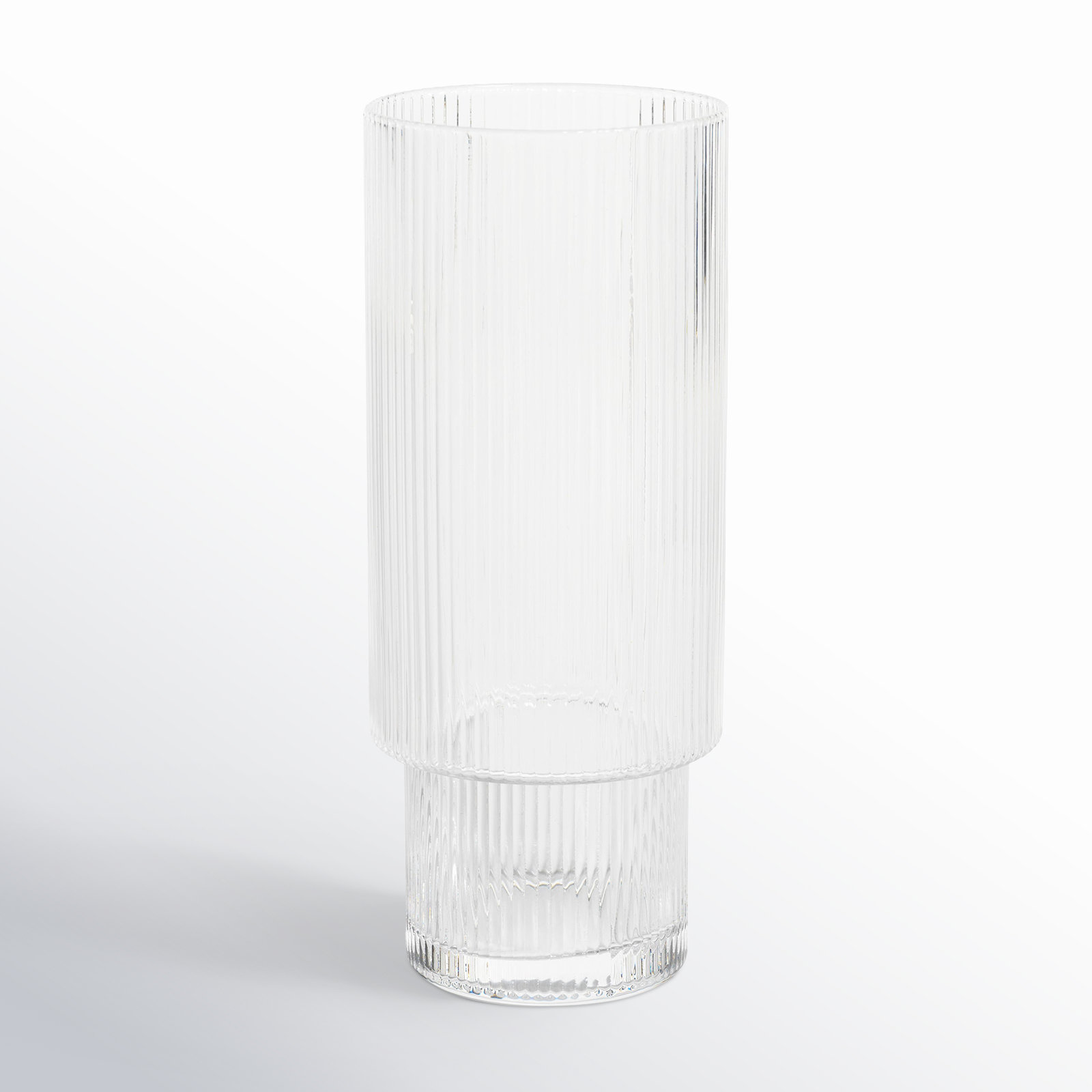 Clybourn Ribbed Highball Glass