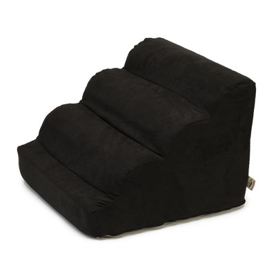 Snoozer Orthopedic Microsuede Scalloped Pet Stair Ramp