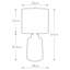 Athanassios Ceramic Table Lamp