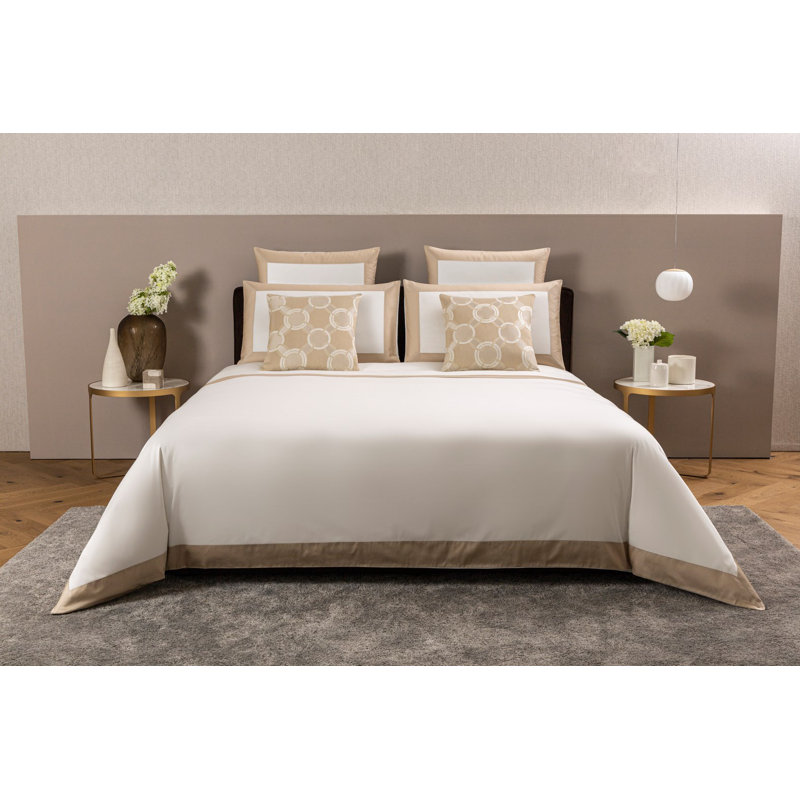 Bold Pillow Case, Milk/Savage Beige, King Pillowcase
